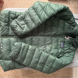 Patagonia Kids Green Puffer Jacket